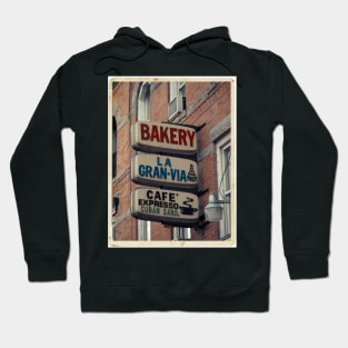 Bakery / Cafe Espresso La Gran Via - Store sign in Sunset Park, Brooklyn, NYC Hoodie